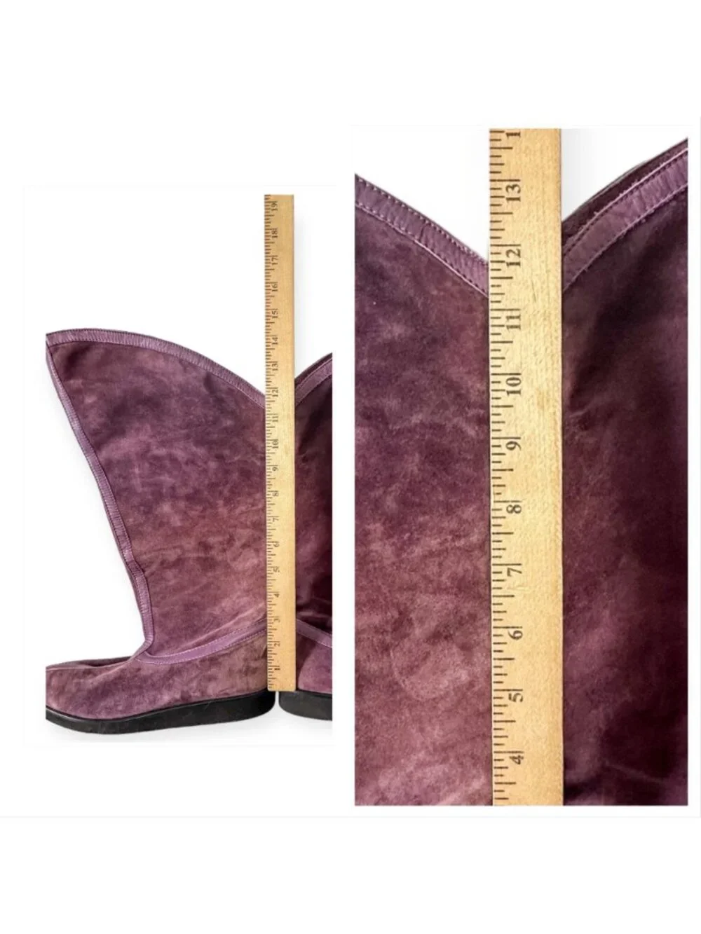 Vintage Rare Kansai by Giancolombo Purple Suede Boots
